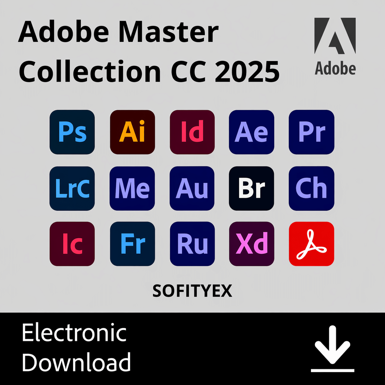 Adobe Master Collection CC 2025 – Windows – Lifetime Activation | Softiyex