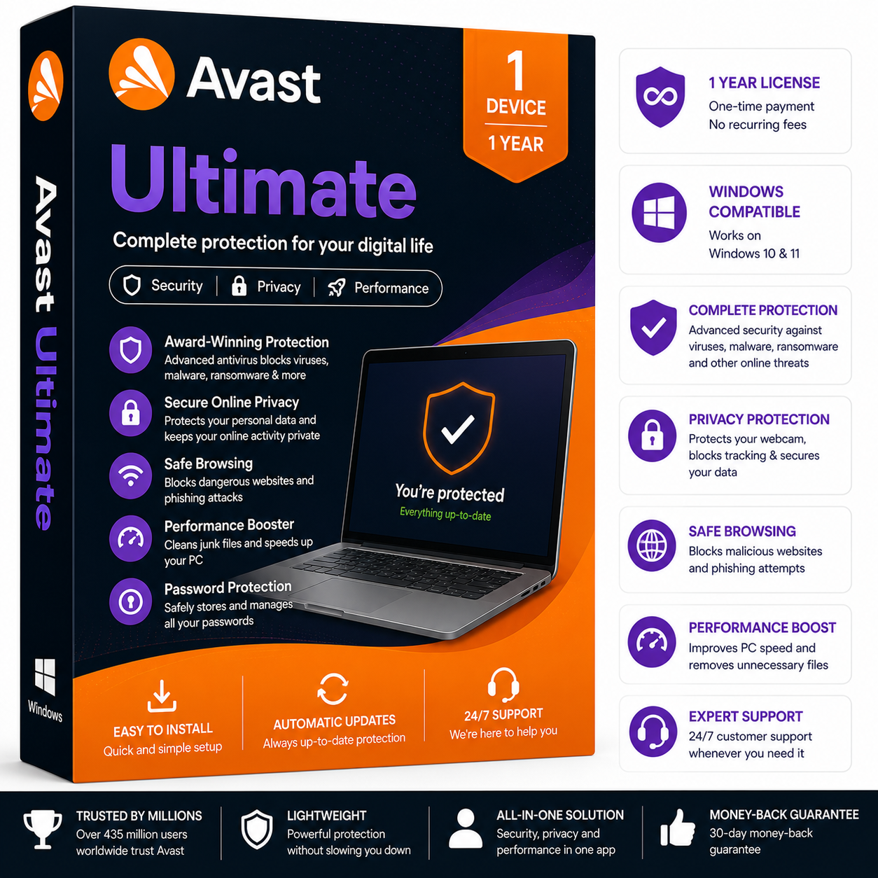 Avast Ultimate 1 Year – 1 Device License Key