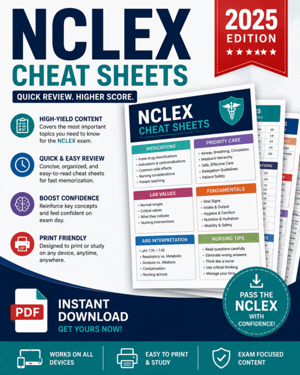 NCLEX Cheat Sheets