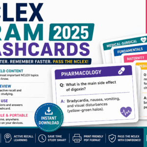 NCLEX Cram Flashcards 2025